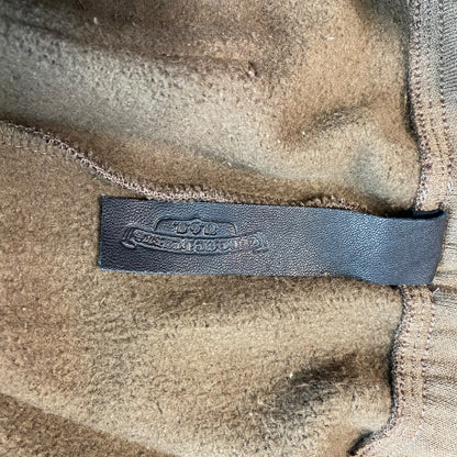 [CHROME HEARTS] Chrome Hearts Logo Embroidered Sweat Shorts (Brown)