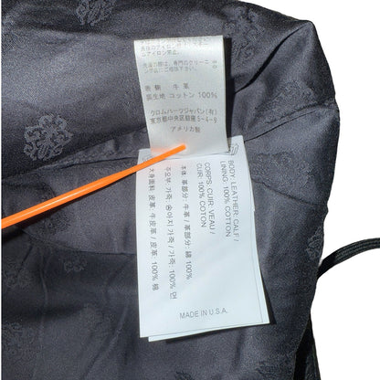 [CHROME HEARTS] Chrome Hearts Black Leather Pants