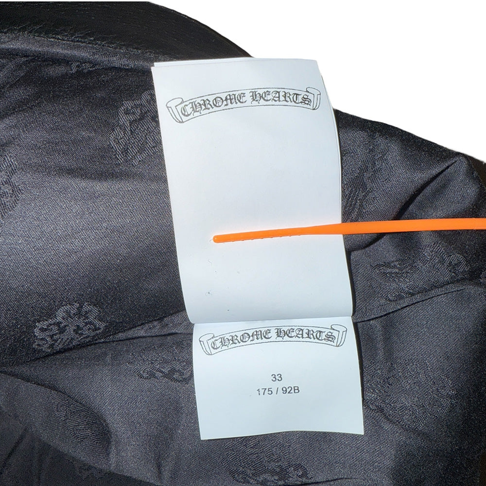 [CHROME HEARTS] Chrome Hearts Black Leather Pants