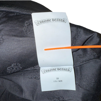 [CHROME HEARTS] Chrome Hearts Black Leather Pants