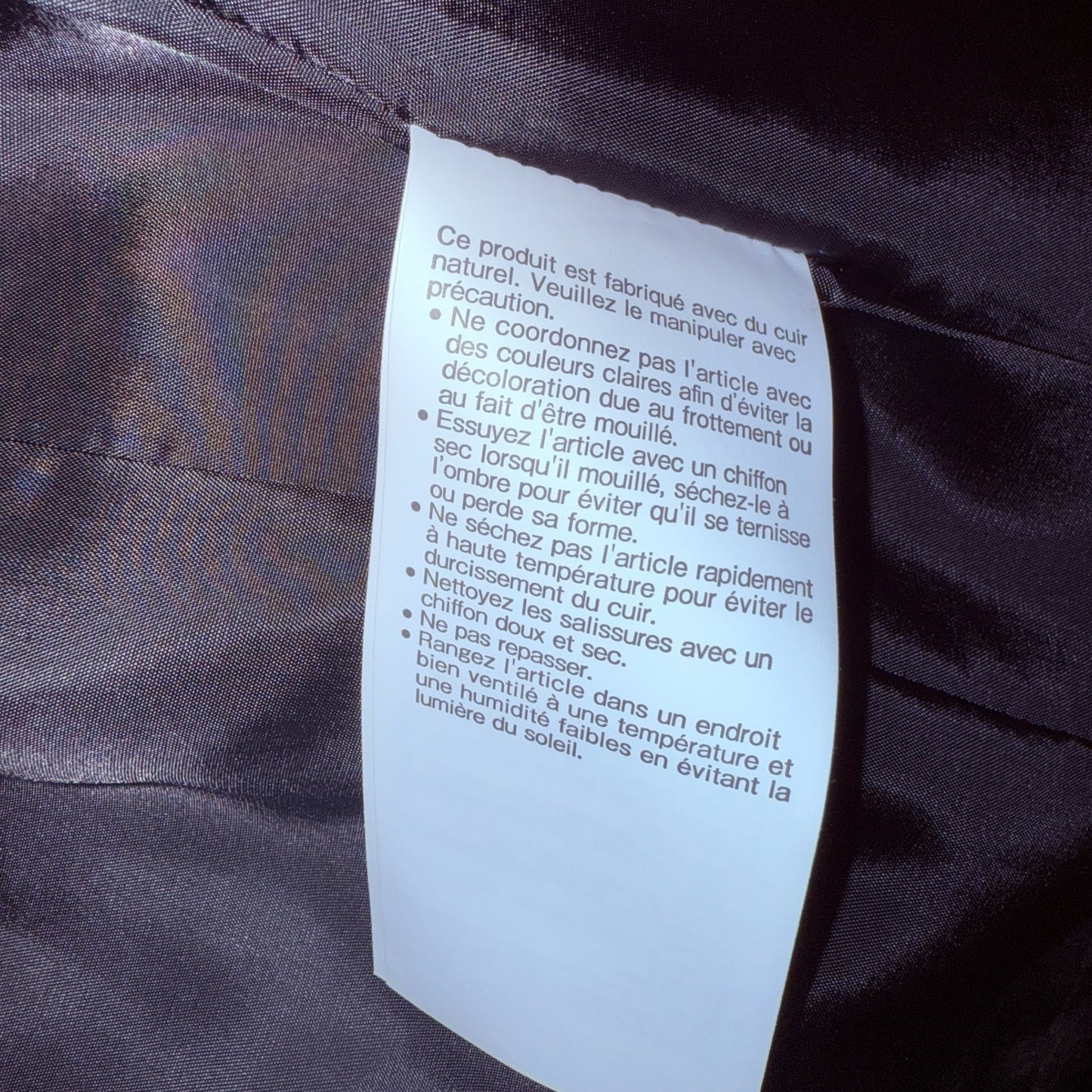 [sacai] Sacai Leather Jacket, Brown, Size 2