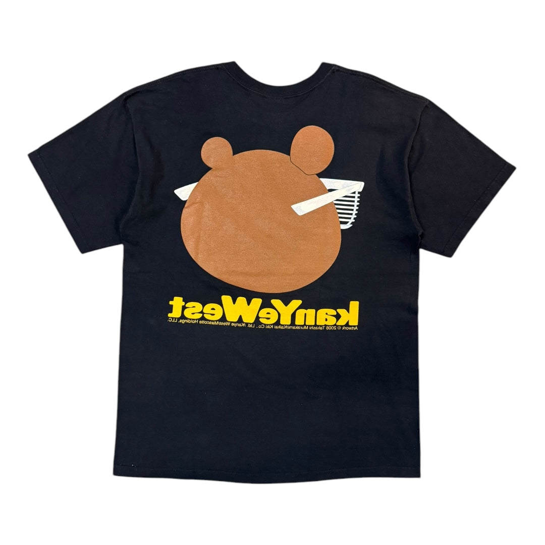 【Kanye Westｘ村上隆 】カニエウェスト ドロップアウトベア Tシャツ USED美品 00's Vintage L