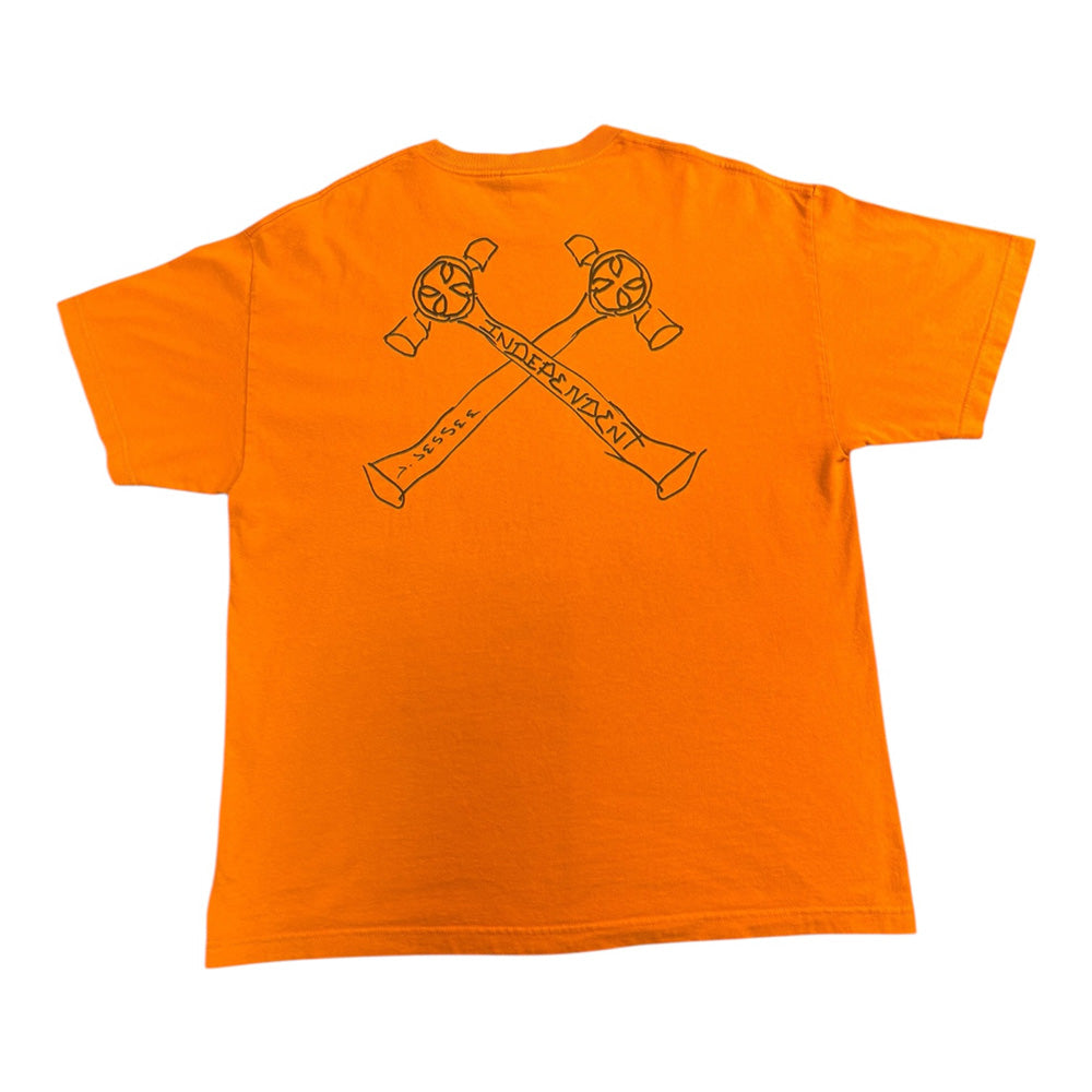 [INDEPENDENT] Independent Jason Jesse T-shirt, Orange, XL