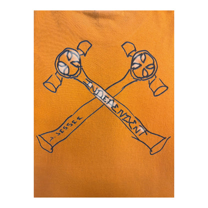 [INDEPENDENT] Independent Jason Jesse T-shirt, Orange, XL