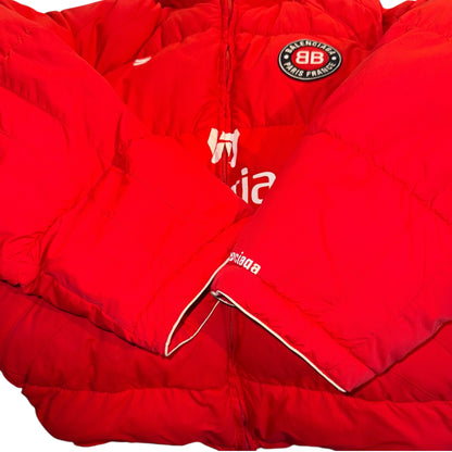 [BALENCIAGA] Balenciaga “FOOTBALL PRINT” logo down jacket