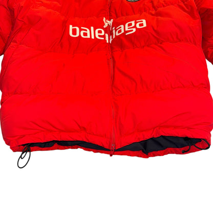 [BALENCIAGA] Balenciaga “FOOTBALL PRINT” logo down jacket