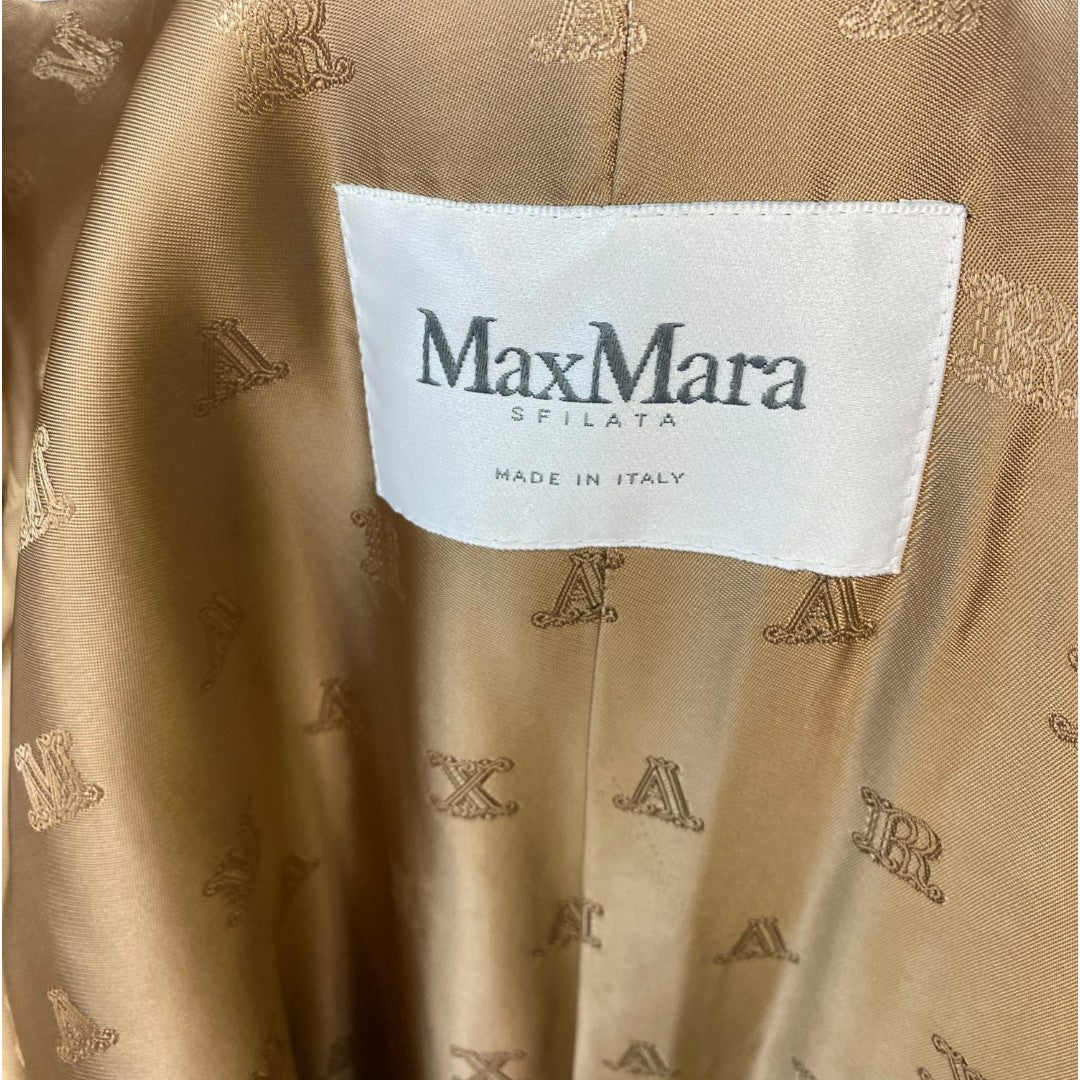 [Max Mara] Max Mara Striped Long Jacket