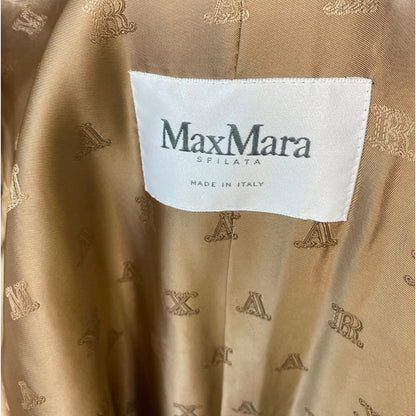 [Max Mara] Max Mara Striped Long Jacket