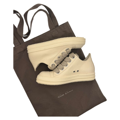 Rick Owens Lido Lace-Up Sneakers, Low-Cut, Size 27.0cm