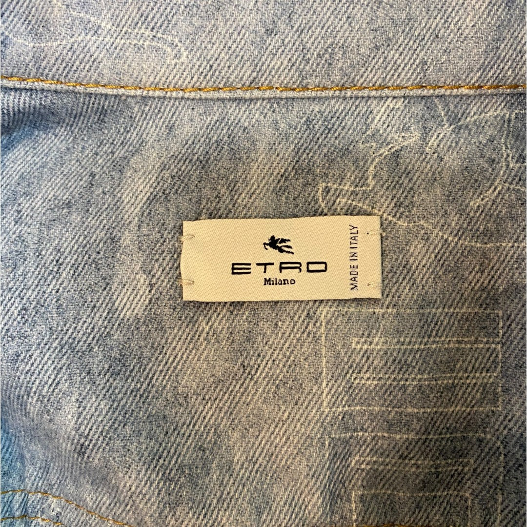 【ETRO】エトロ デニムシャツ L