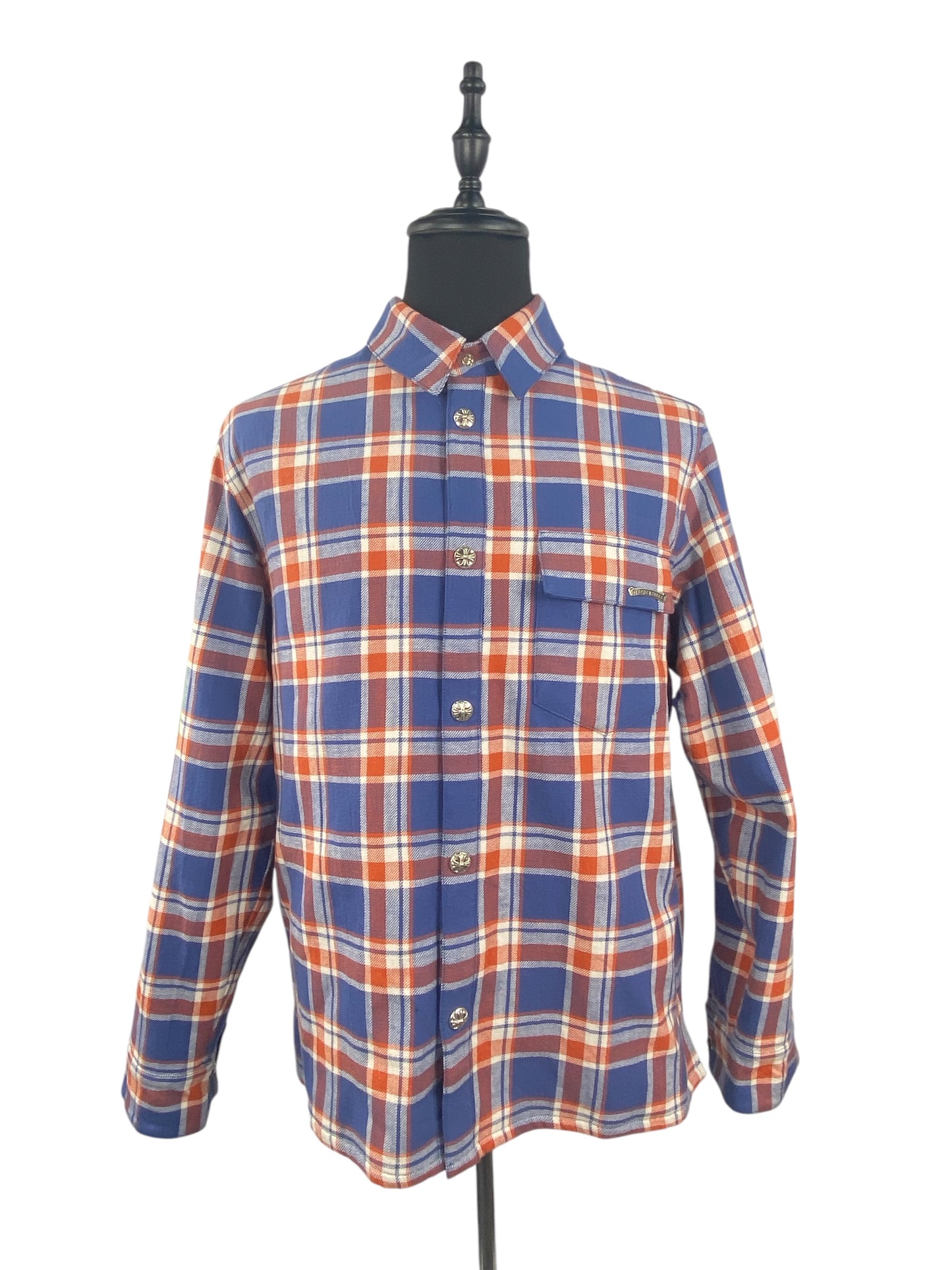 [CHROME HEARTS] Chrome Hearts WORK'N SHIRT JACKET PLD BLUE / XL