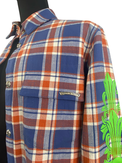 [CHROME HEARTS] Chrome Hearts WORK'N SHIRT JACKET PLD BLUE / XL