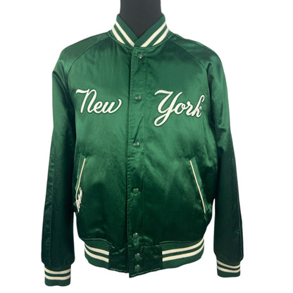 [POLO RALPH LAUREN x NEW YORK YANKEES] Ralph Lauren / MLB BASEBALL Jacket / 50th Anniversary Limited Edition / US-LG Size / Green