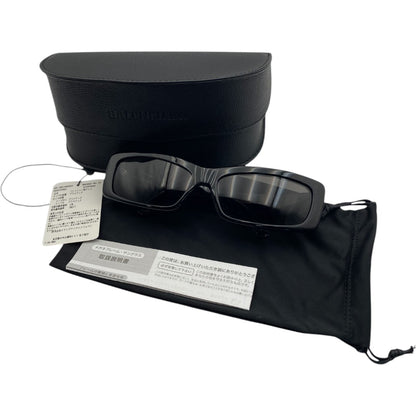 BALENCIAGA Oversized Rectangular Sunglasses (Black)