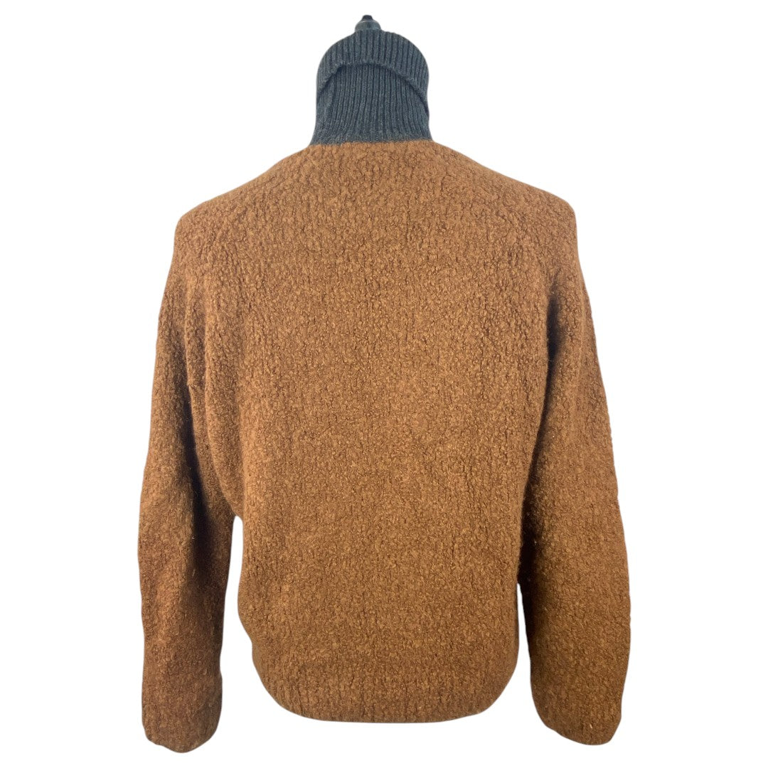 [HERMES] Hermes Two-Tone Turtleneck Sweater / Flannel x Cashmere / EU-L / Made in Italy