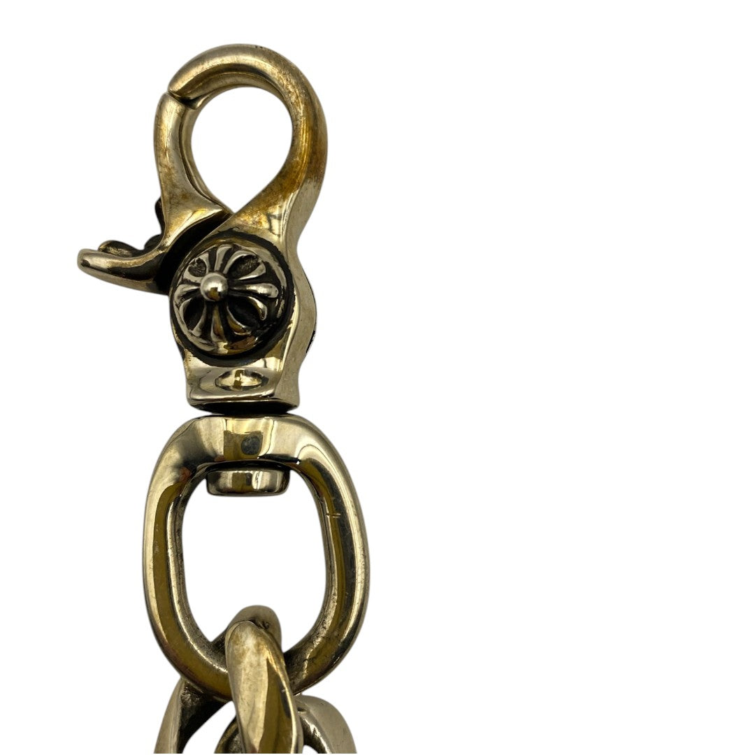 [CHROME HEARTS] Chrome Hearts TV MAN Crosspatch Wallet/Classic Chain/Black Leather/Brand New/Hard to Find