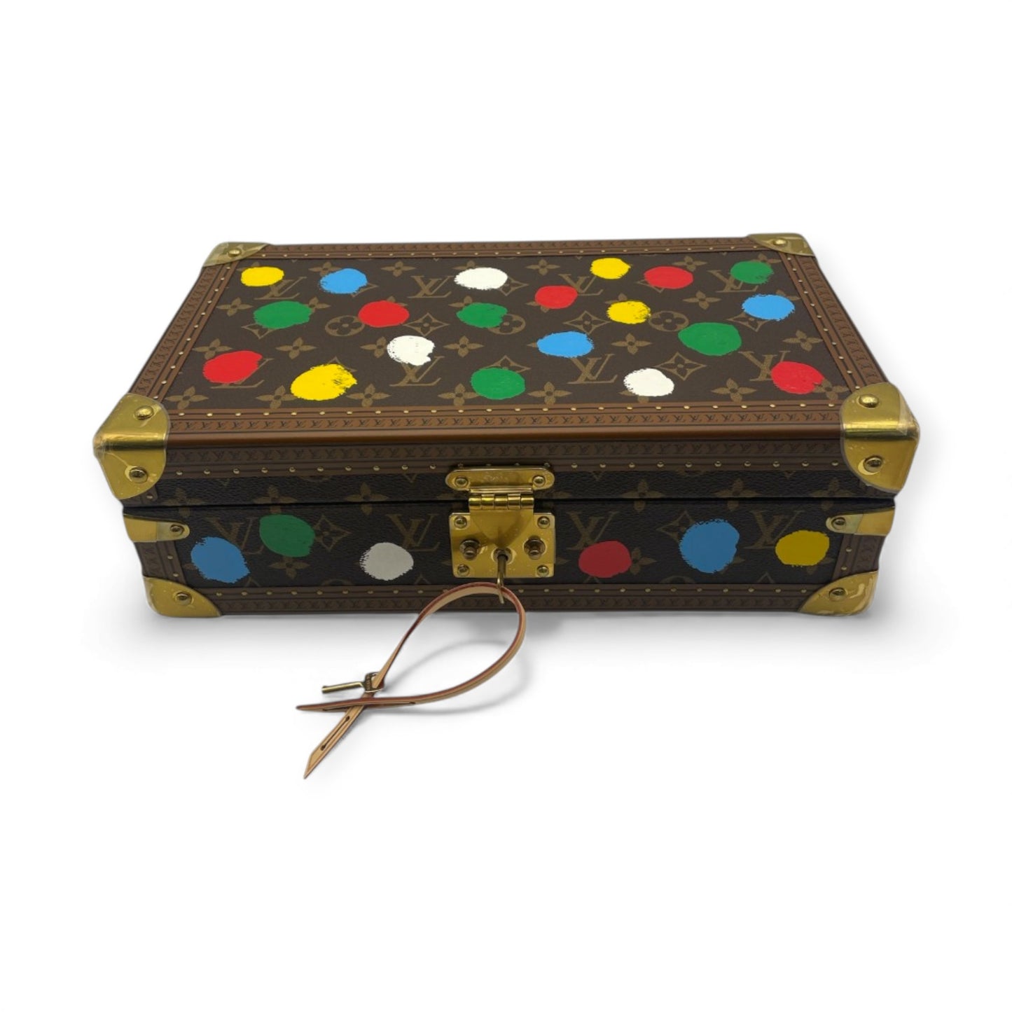 [LOUIS VUITTON] Louis Vuitton Watch Trunk Watch Case LV×YK Yayoi Kusama Coffret 8 Montres
