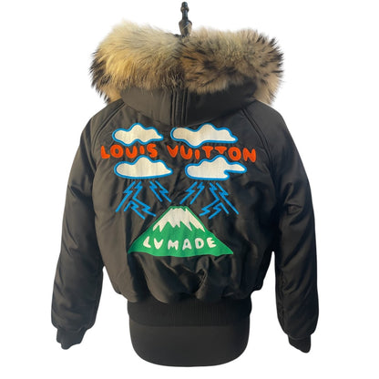 [LOUIS VITTON] Louis Vuitton x NIGO Collaboration Embroidered LV Mountain Aviator Blouson HUMAN MADE