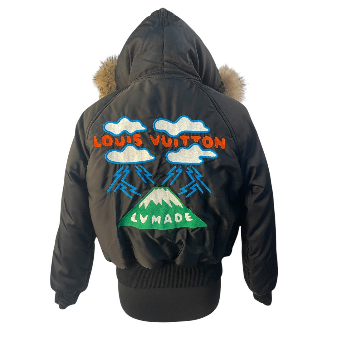 [LOUIS VITTON] Louis Vuitton x NIGO Collaboration Embroidered LV Mountain Aviator Blouson HUMAN MADE