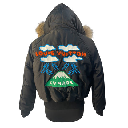 [LOUIS VITTON] Louis Vuitton x NIGO Collaboration Embroidered LV Mountain Aviator Blouson HUMAN MADE