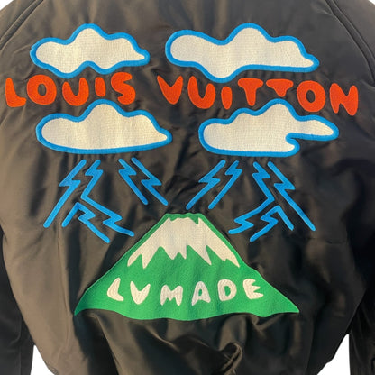 [LOUIS VITTON] Louis Vuitton x NIGO Collaboration Embroidered LV Mountain Aviator Blouson HUMAN MADE