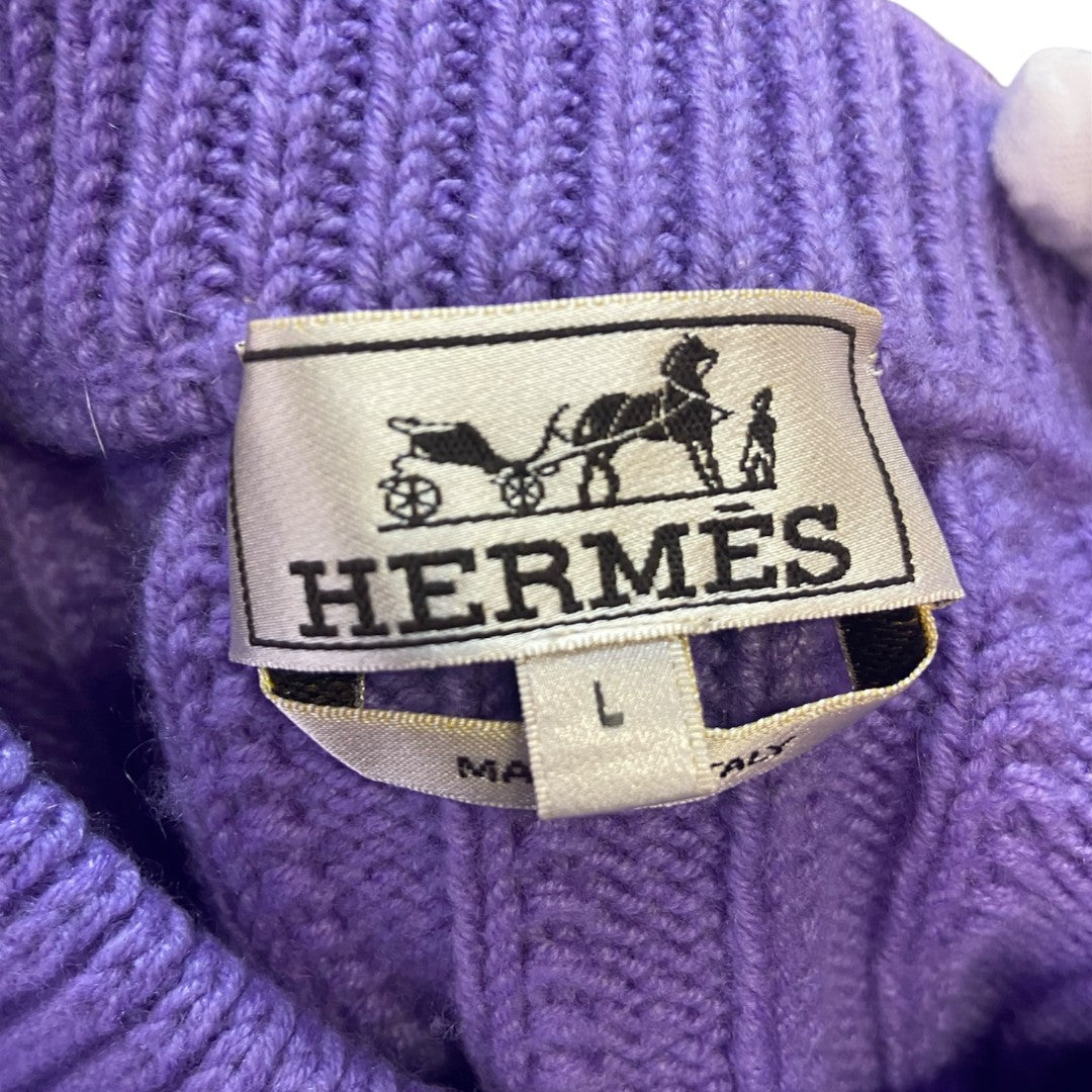[HERMES] Hermes Crew Neck Sweater Cashmere Made in Italy