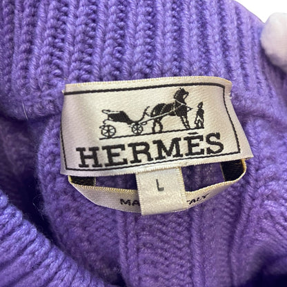 [HERMES] Hermes Crew Neck Sweater Cashmere Made in Italy