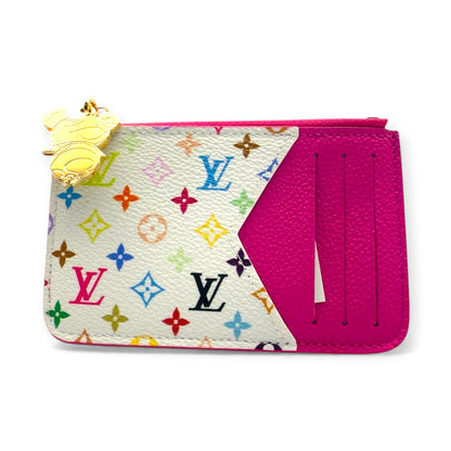 【LOUIS VUITTON】ルイヴィトン ルイヴィトン × 村上隆 カードケース ポルト カルト･ロミー　カラー： カワイイピンク