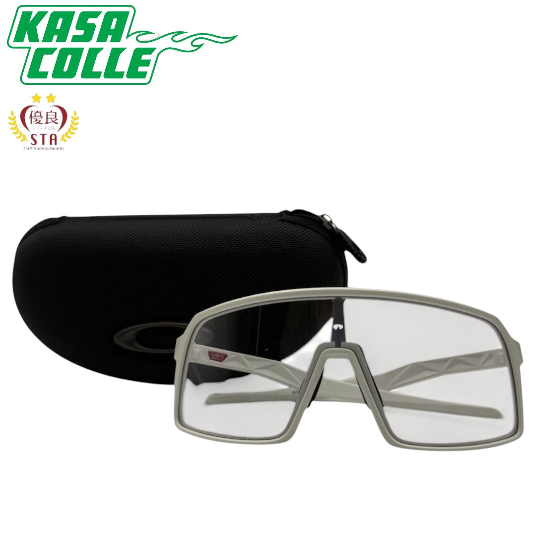 【Oakley】オークリー サングラス / SUTRO(スートロ) / Clear To Black/ MATTE WHITE / ワイド-ローブリッジフィット / OO9406A-3437