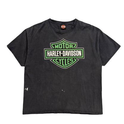 【Harley-Davidson】ハーレーダビッドソン 90's ハーレーVintage Tシャツ SaVannah 黒 XL相当