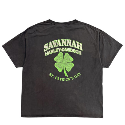 【Harley-Davidson】ハーレーダビッドソン 90's ハーレーVintage Tシャツ SaVannah 黒 XL相当