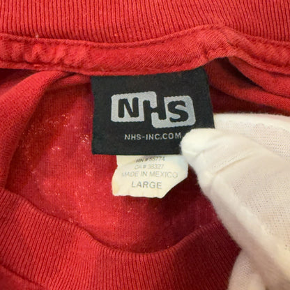 [INDEPENDENT] Independent Logo Print T-Shirt, Red, 90's, NHS Tag, Size L