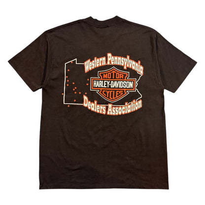 【Harley-Davidson】ハーレーダビッドソン 1991 H.O.G Rally ハーレー Vintage Tシャツ  黒 ◇レア◇  L