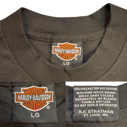 【Harley-Davidson】ハーレーダビッドソン 1991 H.O.G Rally ハーレー Vintage Tシャツ  黒 ◇レア◇  L