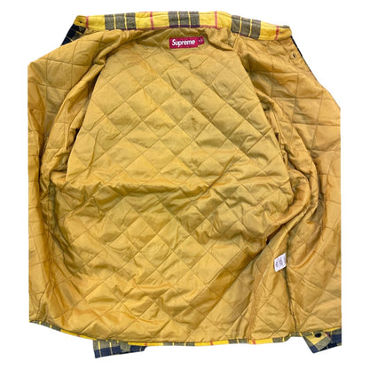 [Supreme] Supreme 24AW Quilted Plaid Shirt 24AW "Quilted Check Shirt M"