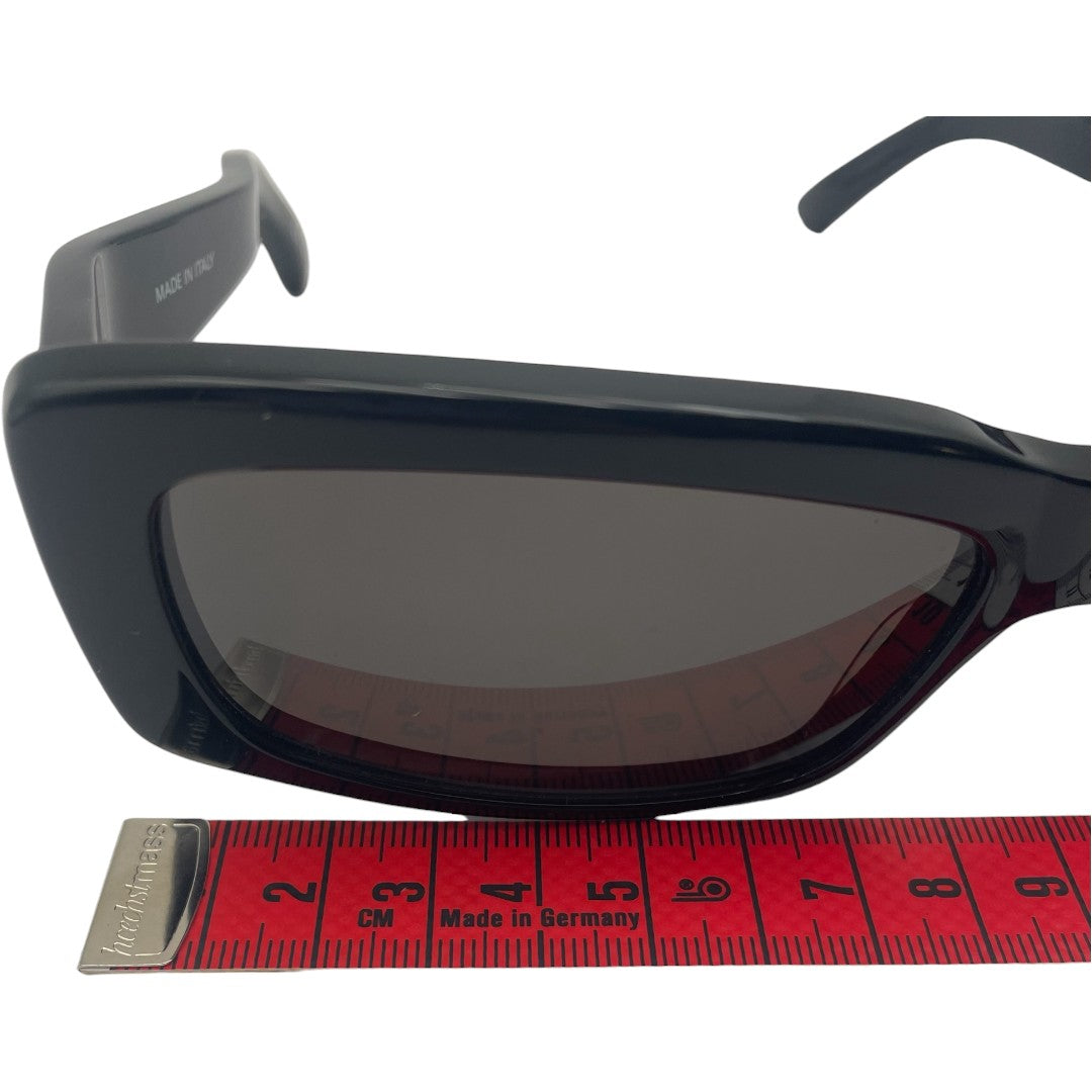BALENCIAGA Oversized Rectangular Sunglasses (Black)