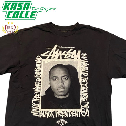 【STUSSY】ステューシー/NAS/NEXUS 7/限定モデル/Tシャツ L
