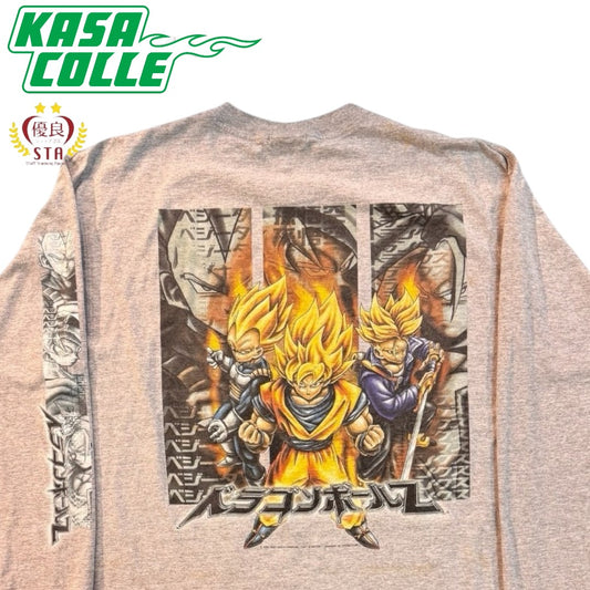 [DRAGON BALL Z] Dragon Ball Z Long T-Shirt Gray XL