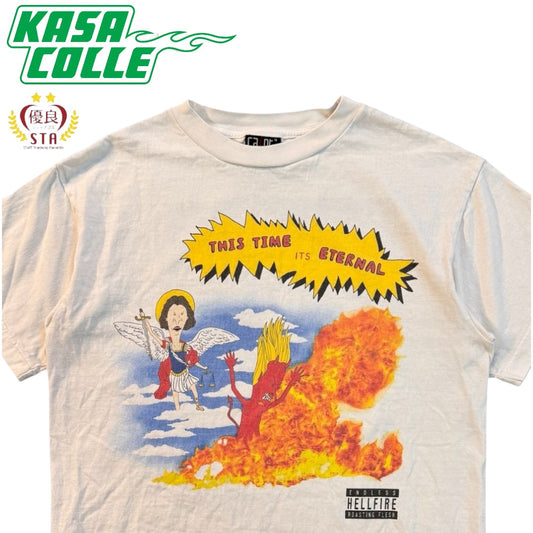 SAINT MICHAEL THIS TIME IT'S ETERNAL T-shirt, White, Size S