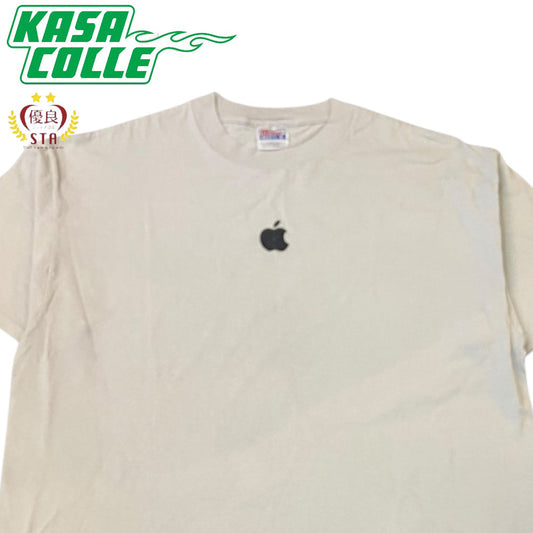 [Apple Logo] Apple Logo Vintage Gray T-shirt