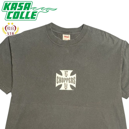 WEST COAST CHOPPERS Iron Cross Logo T-Shirt, Black, Size XL