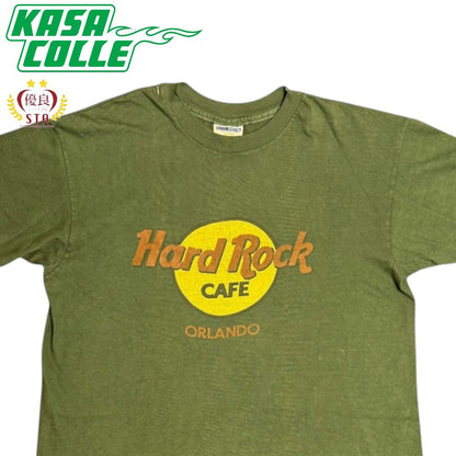 [HardRockCafe] Hard Rock Cafe ORLANDO Vintage T-Shirt Green XL