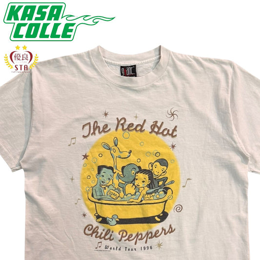 [RED HOT CHILI PEPPERS] Red Hot Chili Peppers ONE HOT MINUTE WORLD TOUR 1996 T-shirt XL