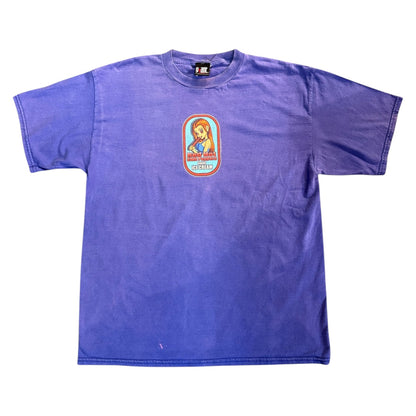 [RED HOT CHILI PEPPERS] Red Hot Chili Peppers Extremely Rare Ice Cream T-Shirt (Purple) / XL