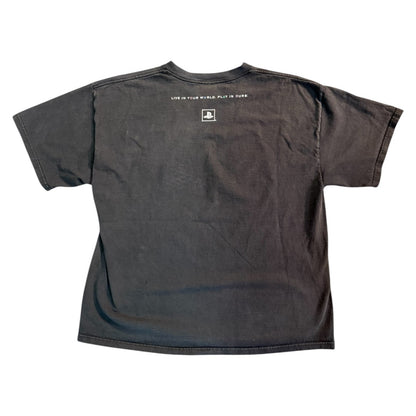 [PlayStation] PlayStation 90's Vintage T-shirt (Black)/XL