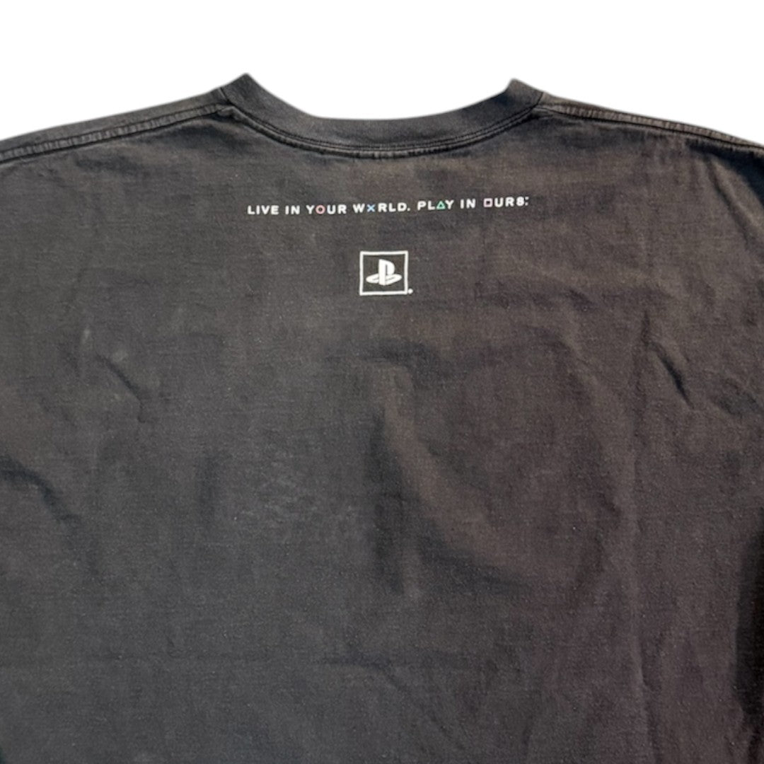 [PlayStation] PlayStation 90's Vintage T-shirt (Black)/XL