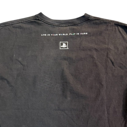 [PlayStation] PlayStation 90's Vintage T-shirt (Black)/XL