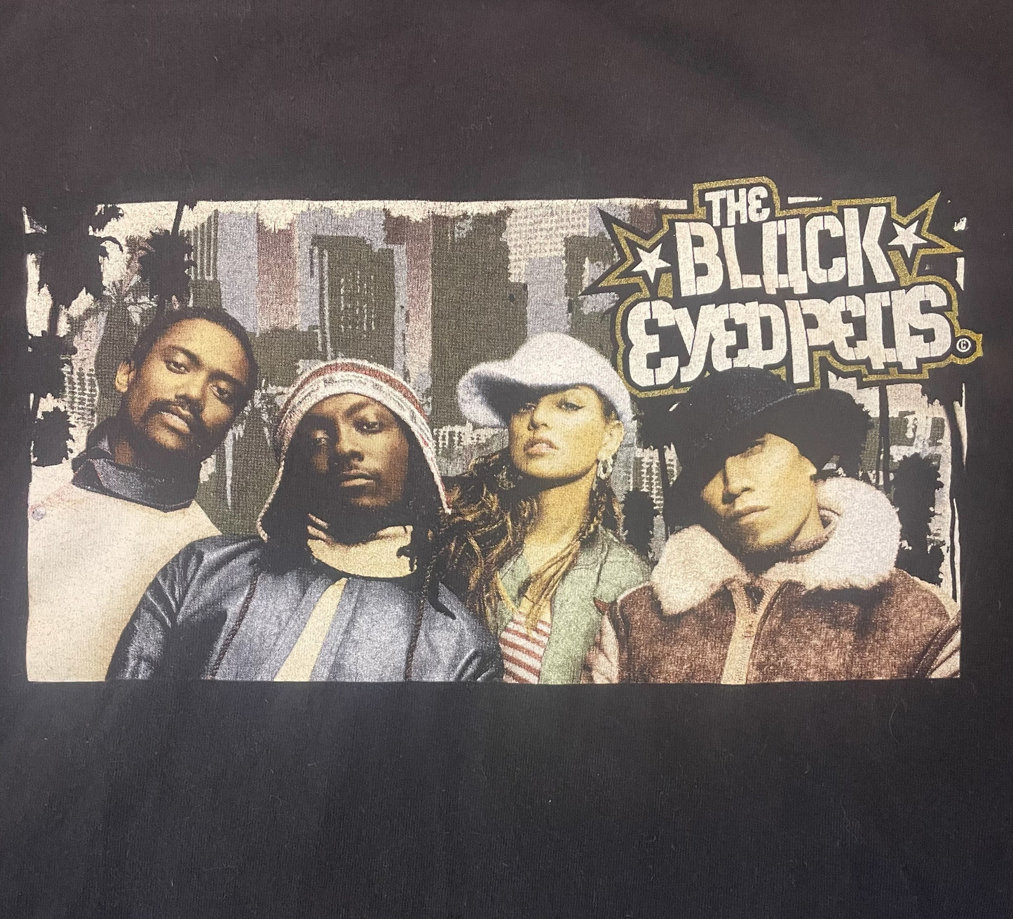 【BLACK EYED PEAS】ブラックアイドピーズ 00's Vintage Tシャツ L