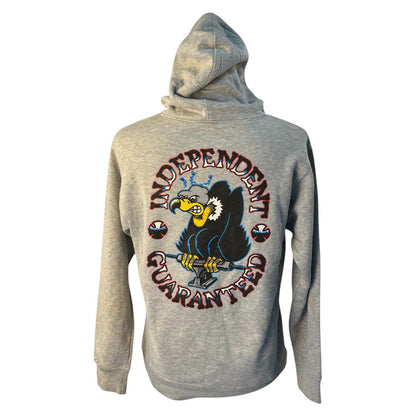 [INDEPENDENT] Independent Vulture Back Print Hoodie (Gray) / L