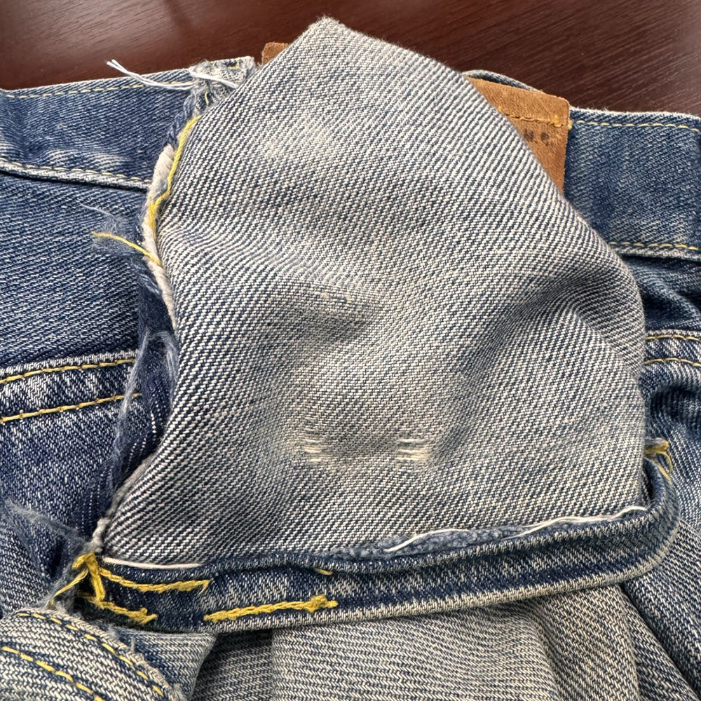 Lee 200 Denim Pants, Size 34, Made in USA, 1970s
